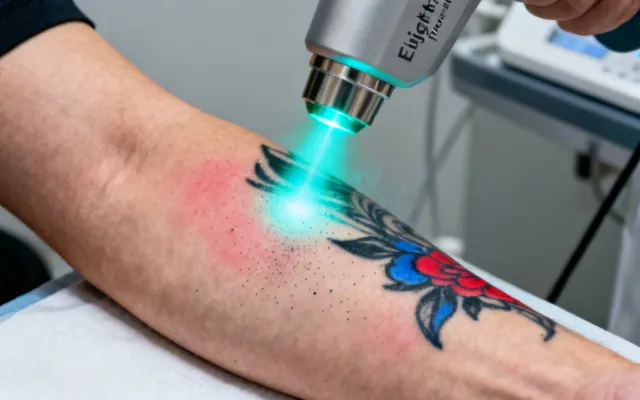 Cutera enlighten III tattoo removal treatment